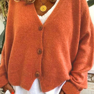 WW | Damen Strickjacke Kurz Rot