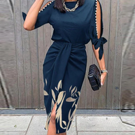 WW | Festliches Midi Wickelkleid Elegant