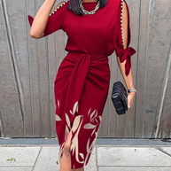 WW | Festliches Midi Wickelkleid Elegant