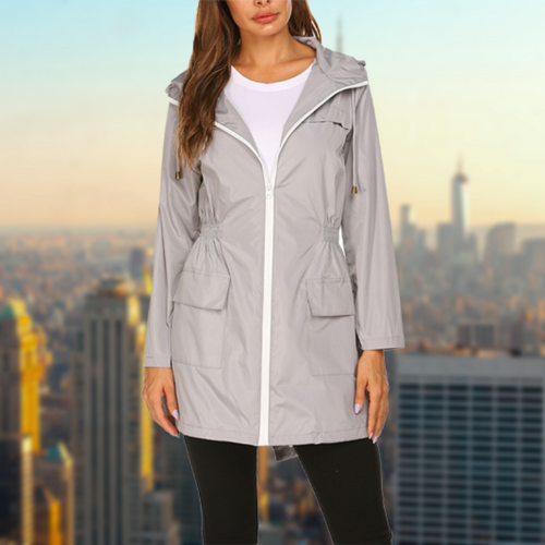 W&W Mode | Damen Wasserdichte Regenjacke Atmungsaktiv
