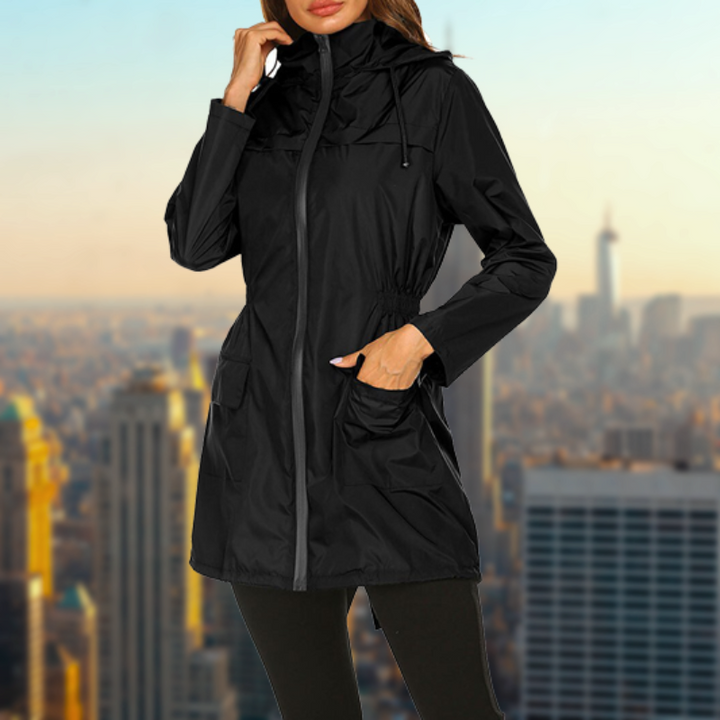 W&W Mode | Damen Wasserdichte Regenjacke Atmungsaktiv