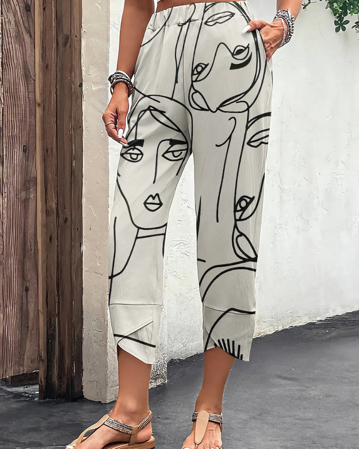 W&W Mode | Damen Weite Hosen Elegant