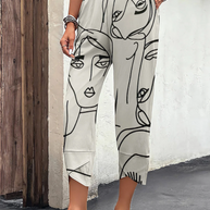 WW | Damen Weite Hosen Elegant