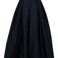 WW | Lockere Hose mit Hoher Taille Weitem Bein und Plissee Taschen