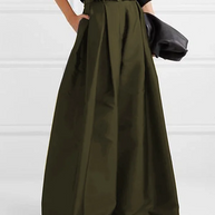 WW | Lockere Hose mit Hoher Taille Weitem Bein und Plissee Taschen