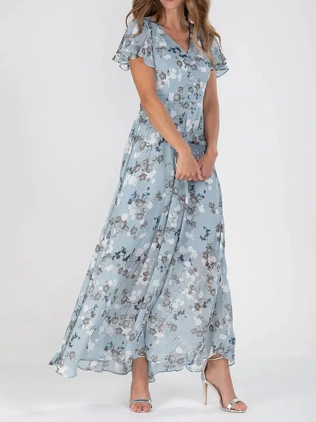 W&W Mode | Kleid Elegantes Und Figurschmeichelndes Tummy Cover Kleid