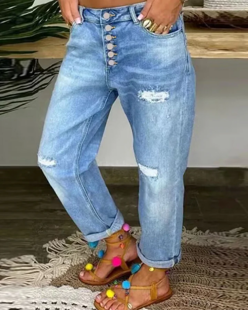 WW | Damen Weite Jeans Elegant
