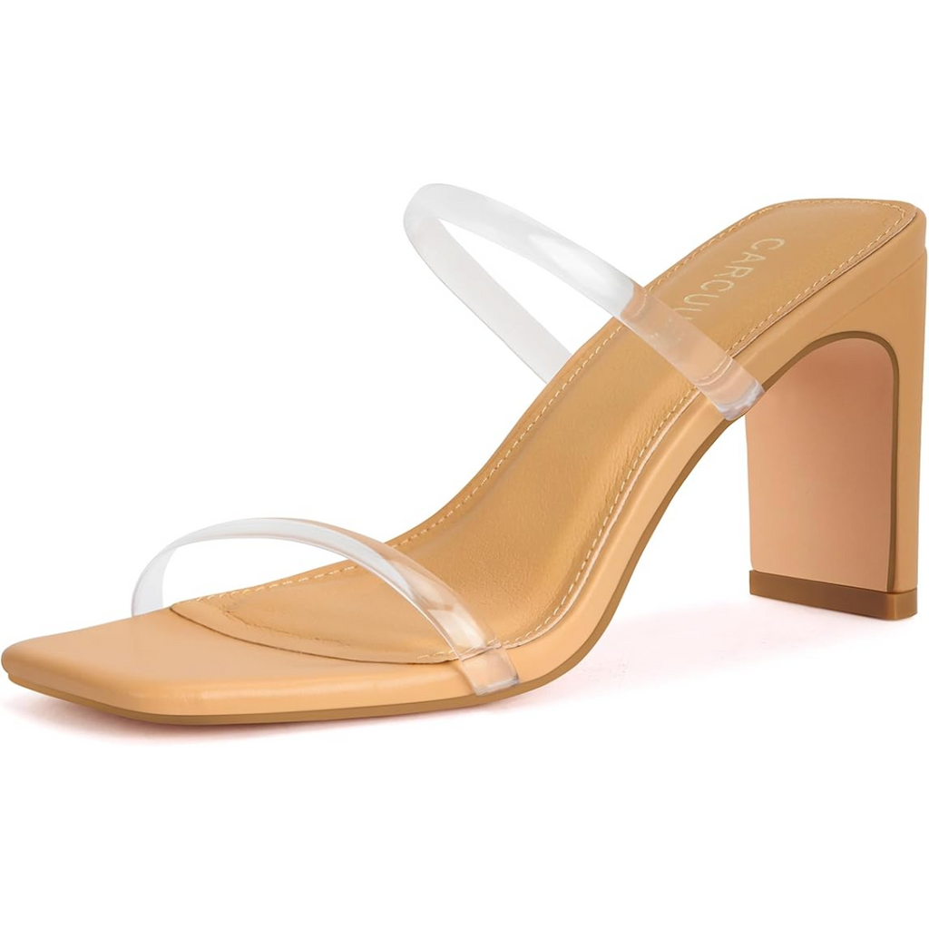 WW | Hochhackiger Schuh mit Quadratischer Spitze