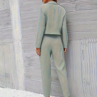 WW | Klassischer Zweiteiliger Blazer Satz für Damen