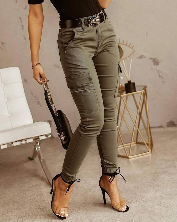 W&W Mode | Trendy Cargo-Jeans für Damen – Modern und Bequem