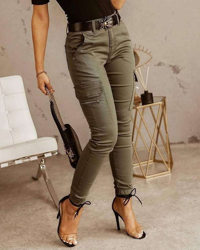 WW | Trendy Cargo-Jeans für Damen – Modern und Bequem