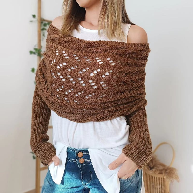 WW | Schal - eleganter Damen gewebter Überwurf