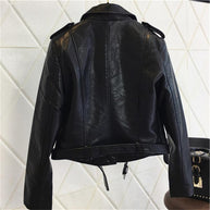 WW - Coole PU-Lederjacke mit Nieten-Gürtel