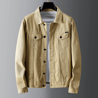 WW | Denimjacke Klassischer Button up Brust & Paspeltaschen Robuste Freizeitkleidung
