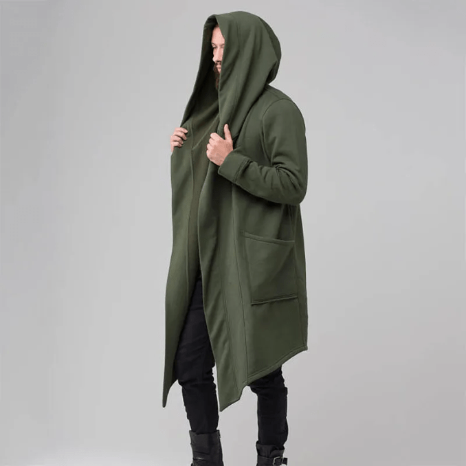 W&W Mode | Trenchcoat Jacke Herren Limited Edition Jacke Mit Kapuze Wasserdicht