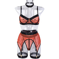 WW Unterwäsche mit großem Mesh-Einsatz und Stahlring-Halterung