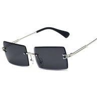 WW | Modische Rechteckige Sonnenbrille Im Retro Stil