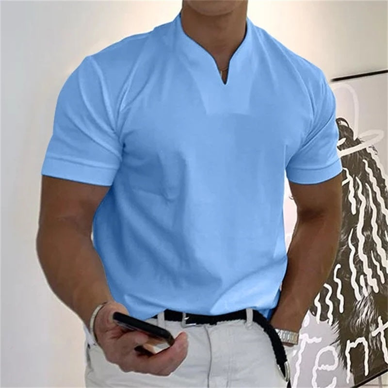 W&W Mode | Flexibles Business Lässig T-shirt Für Männer