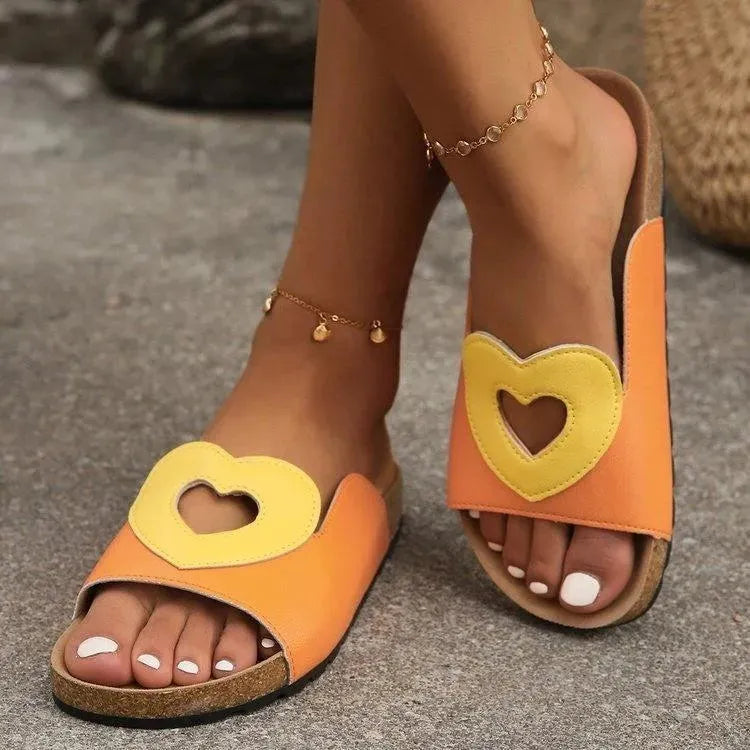 WW | Sandals Love with Heart Shape Design