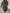 WW | Schicker Herbst Gestreifter Quarter Zip Pullover Kleid für Frauen
