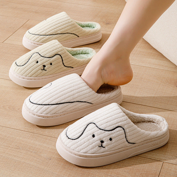W&W Mode | Pantoffeln - Damen Hausschuhe mit süßem Tiermotiv und weichem Futter