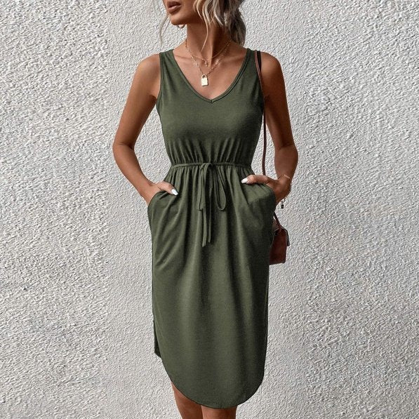 WW | Modetrendy Knöpfe Minikleid