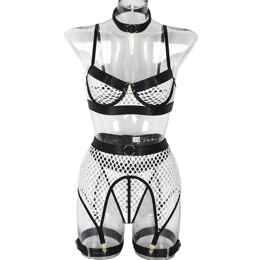 WW Unterwäsche mit großem Mesh-Einsatz und Stahlring-Halterung