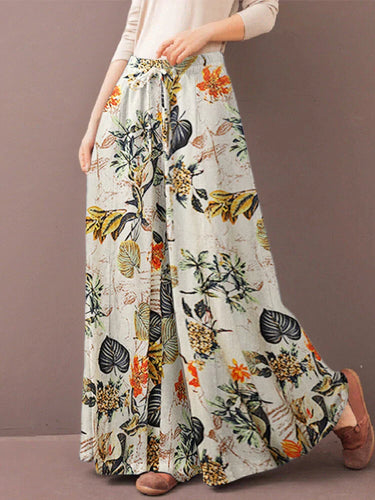 WW | Schicke Lockere Hosen mit Blumenmuster