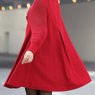 Extra große lange Jacke