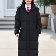 WW | Stilvoller langer Wintermantel Damen mit