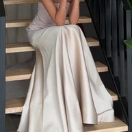 Maxikleid aus Satin