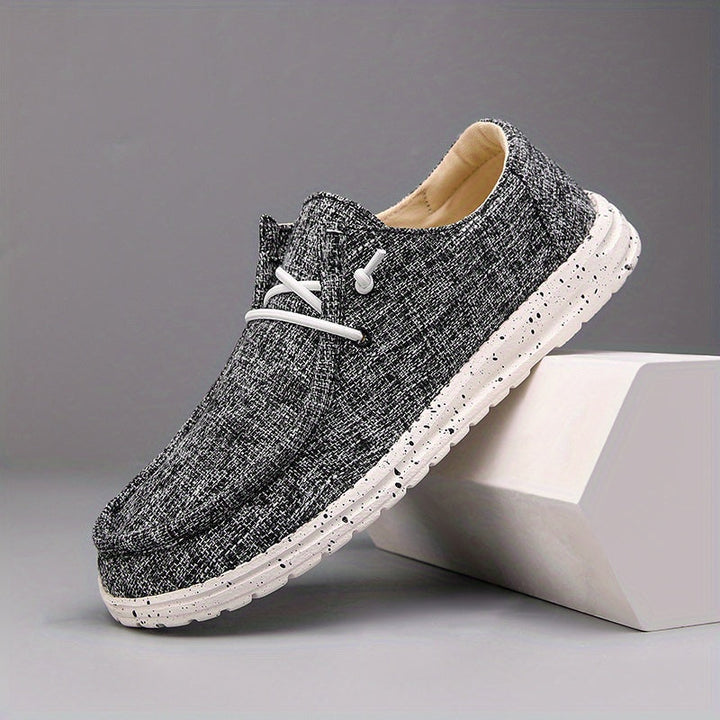 W&W Mode | Legere Herren Loafer Mit Einfarbigem Design Und Runder Schuhspitze