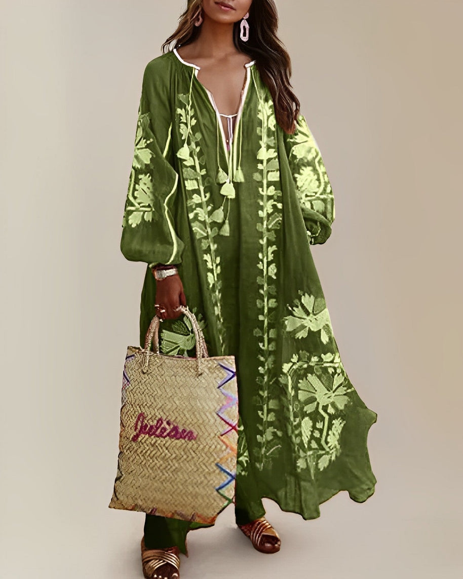 WW | Retro Boho Loose Kleid