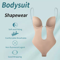 WW | Tiefer V-Ausschnitt Körperformender Bodysuit