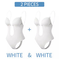 WW | Tiefer V-Ausschnitt Körperformender Bodysuit