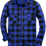WW | Lässig Herren Bluse Hemd Lumberjack Print Shirt