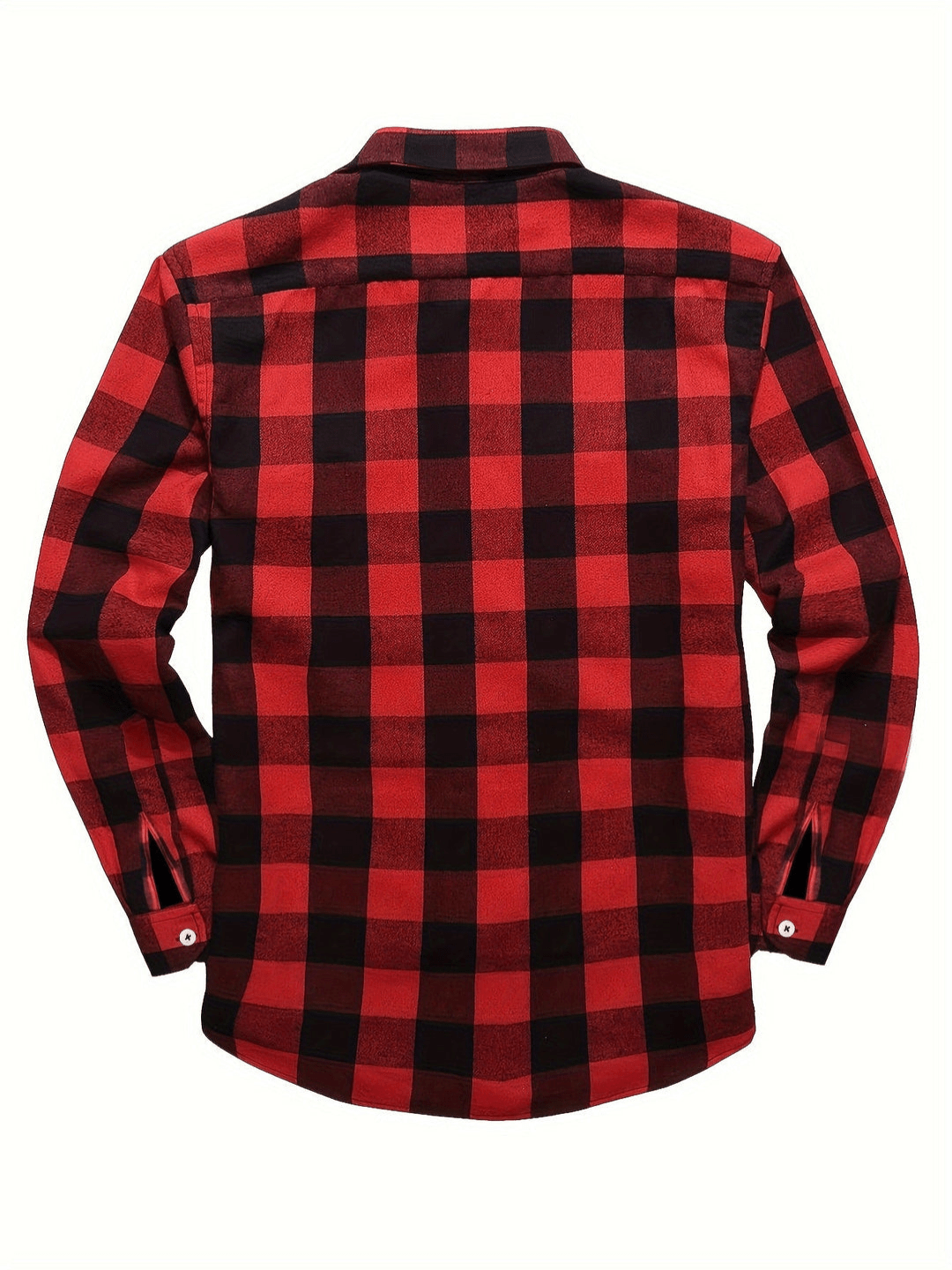 W&W Mode | Lässig Herren Bluse Hemd Lumberjack Print Shirt