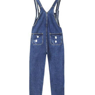 WW | Denim Lockere Einfache Lange Overalls