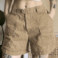 WW | Denim Gerade Bein Cargo Shorts