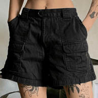 WW | Denim Gerade Bein Cargo Shorts