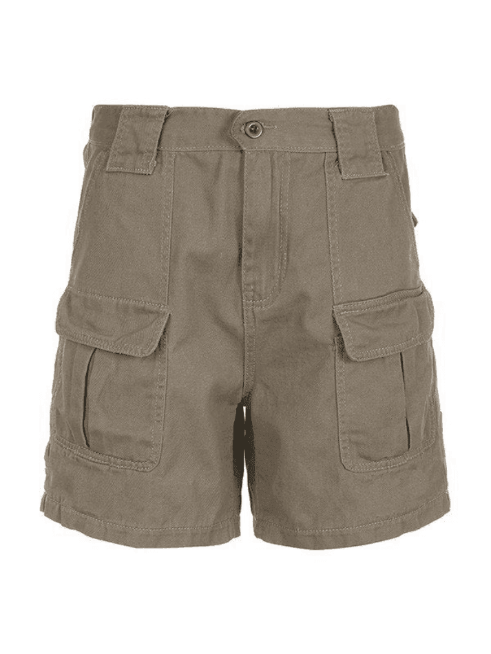 W&W Mode | Denim Gerade Bein Cargo Shorts