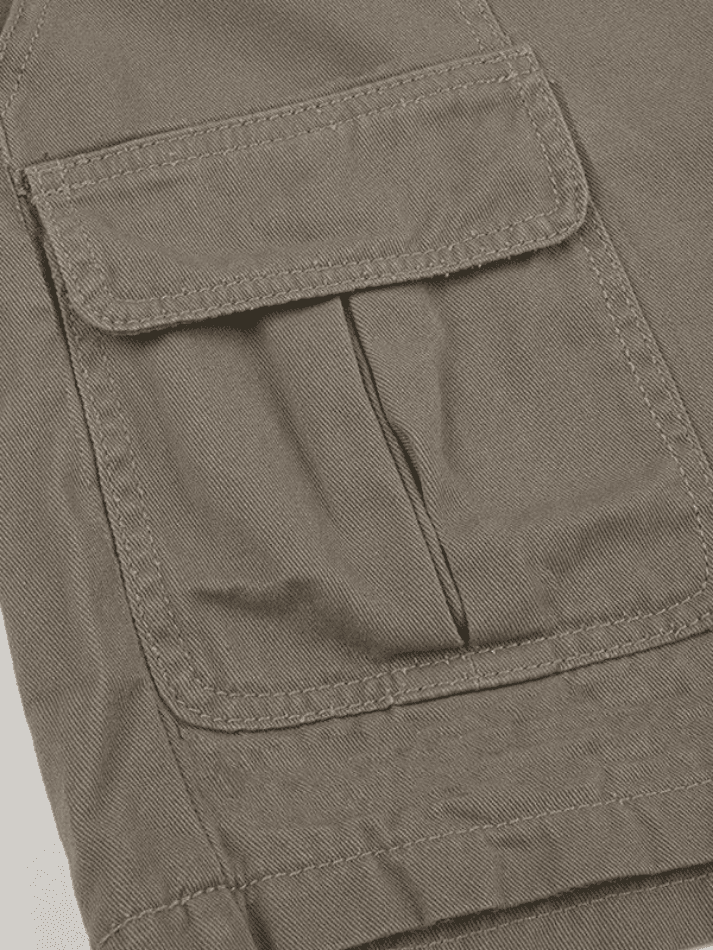 W&W Mode | Denim Gerade Bein Cargo Shorts