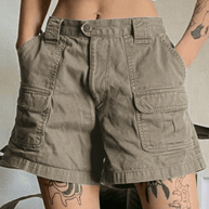 WW | Denim Gerade Bein Cargo Shorts