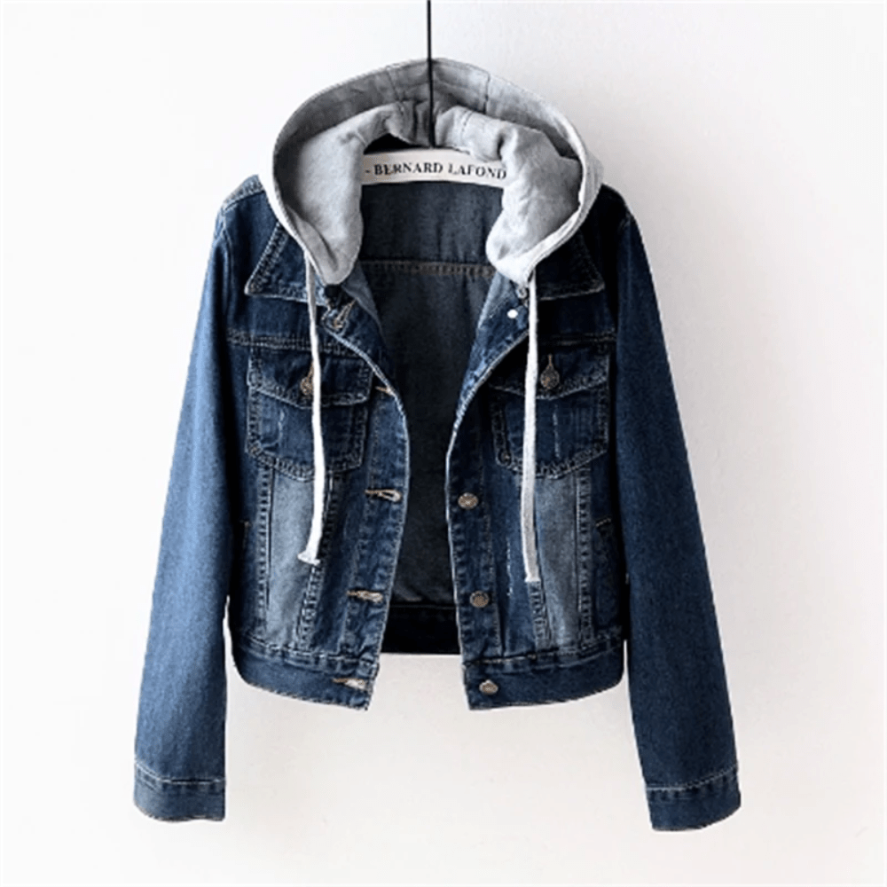 W&W Mode | Jack Damen Jeansjacke Klassisches Design & Vielseitiges Design
