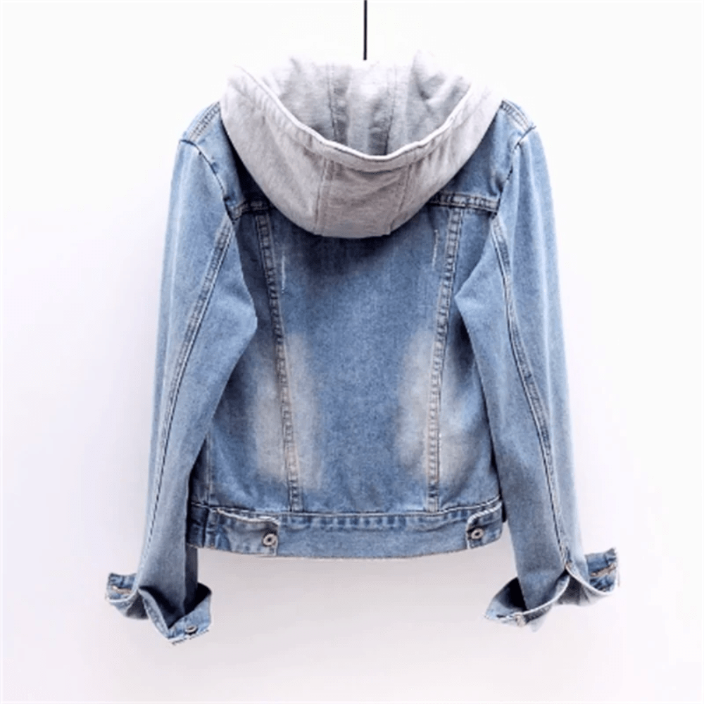 W&W Mode | Jack Damen Jeansjacke Klassisches Design & Vielseitiges Design
