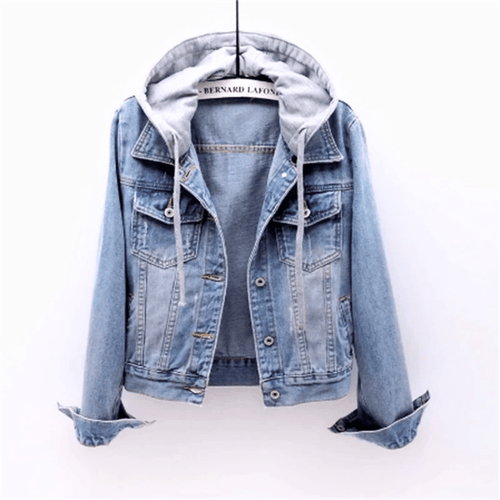 W&W Mode | Jack Damen Jeansjacke Klassisches Design & Vielseitiges Design