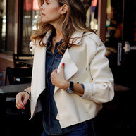 WW | Retro Stilvolle Lederjacke