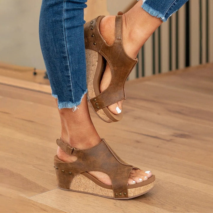 W&W Mode | Bequeme Leder-Sandalen für den Sommer