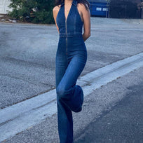 WW | Denim Overall mit Neckholder