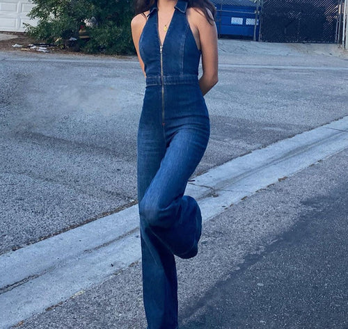 WW | Denim Overall mit Neckholder